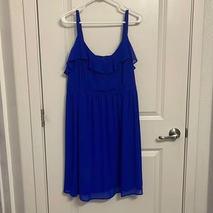 Torrid size 2 beautiful bright blue dress